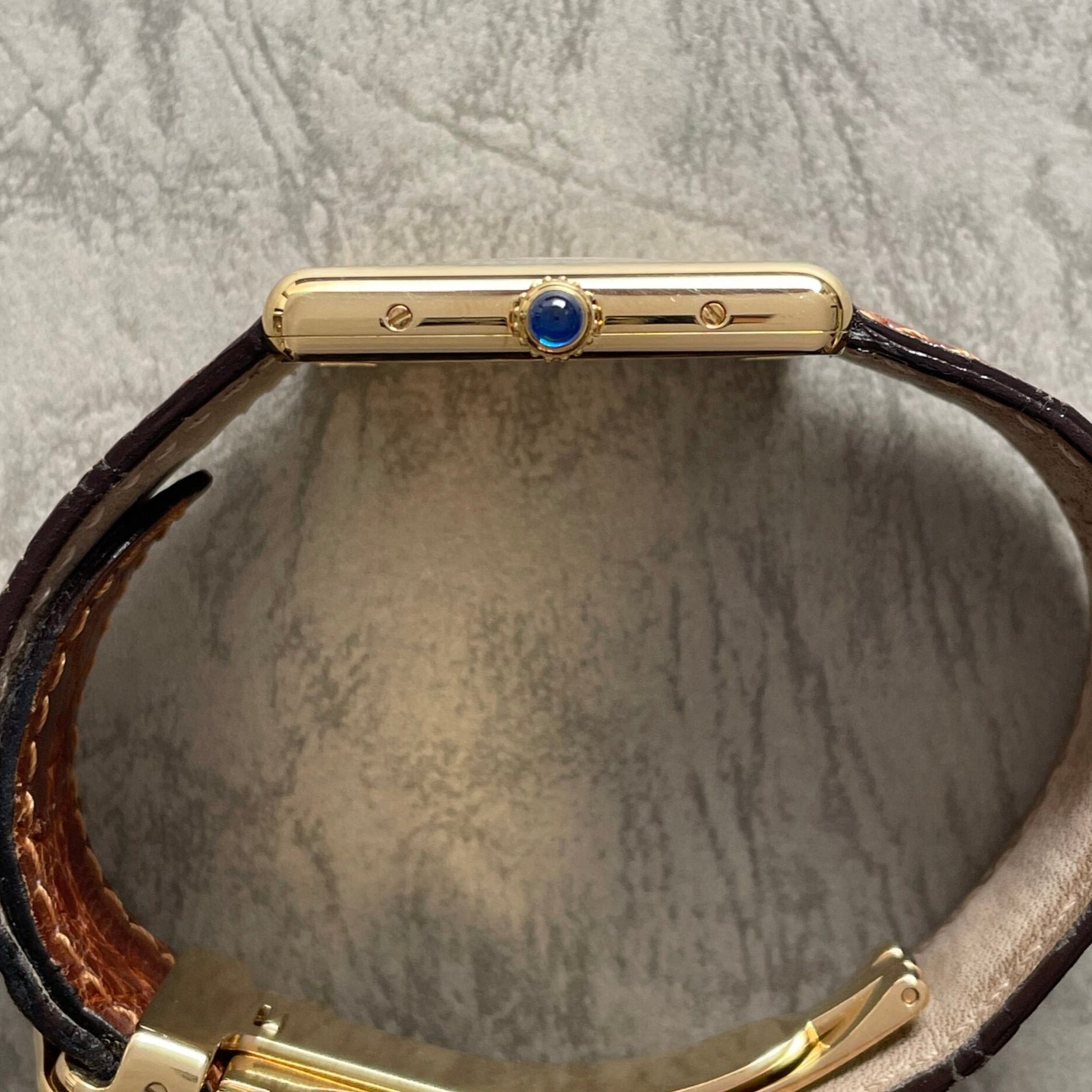 [Cartier] Mast Tank LM 500 Limited Genuine D -Buckle