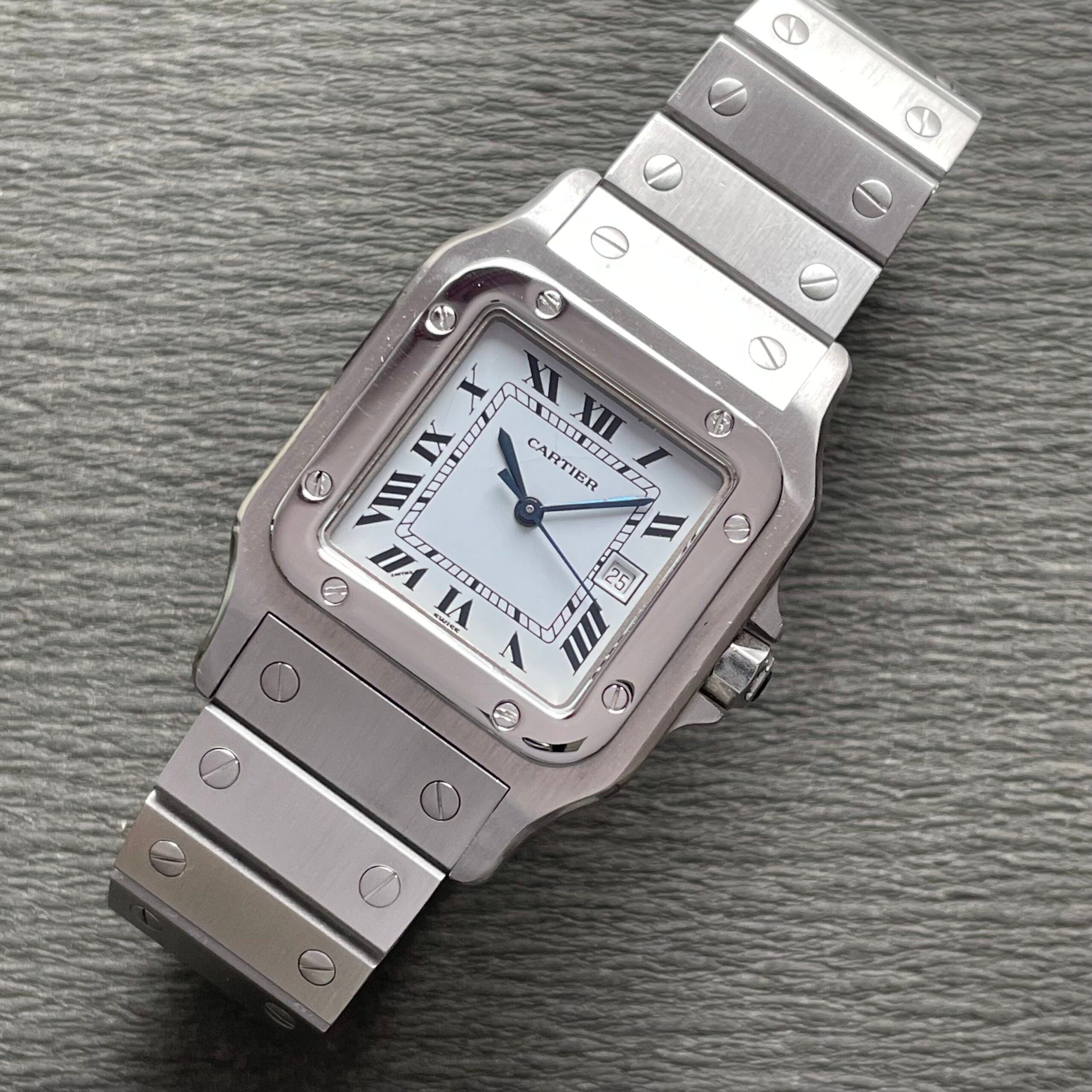 [Cartier] Santosgalbe LM stainless steel automatic winding