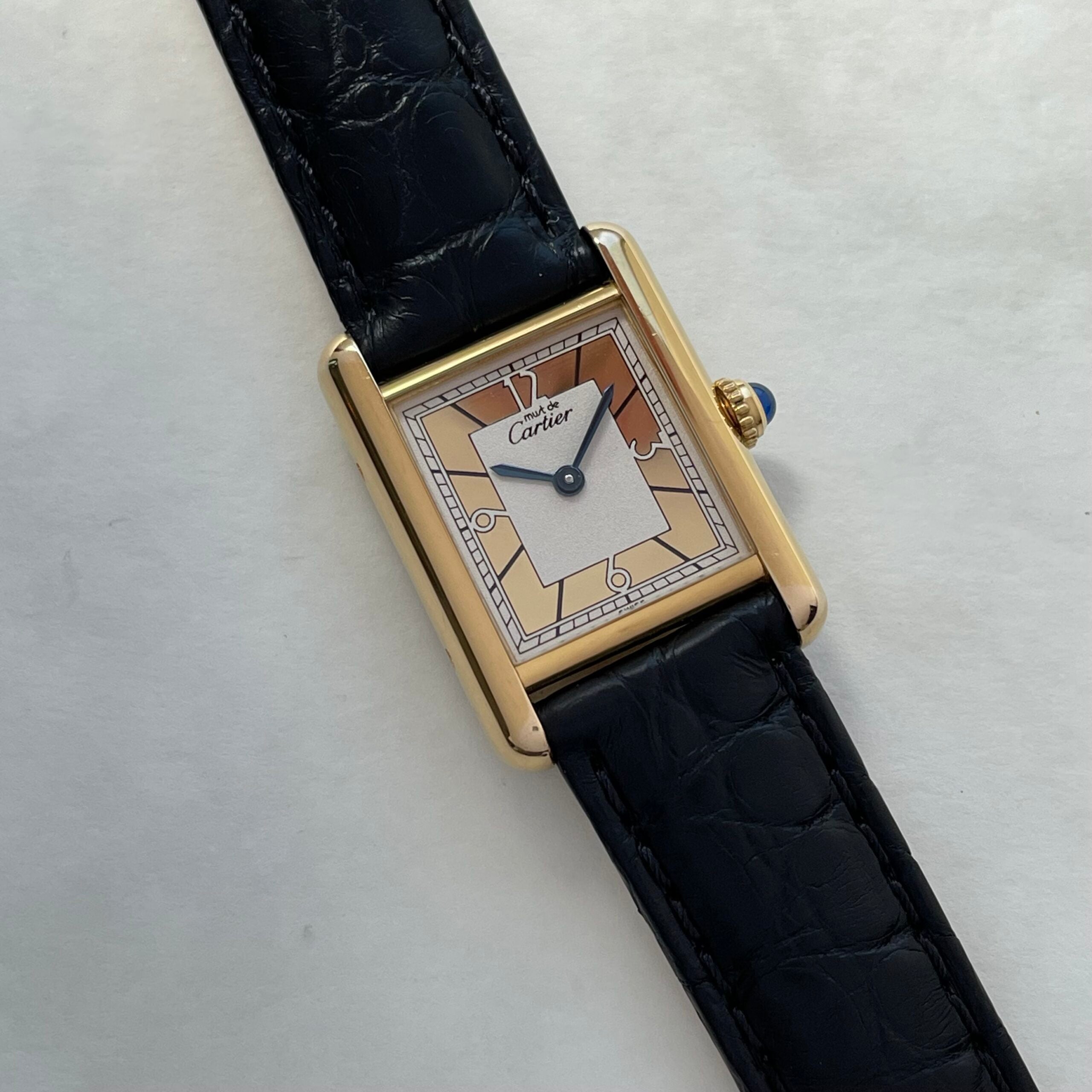 [Cartier] Mast Tank SM Limited 500 models with genuine D buckle