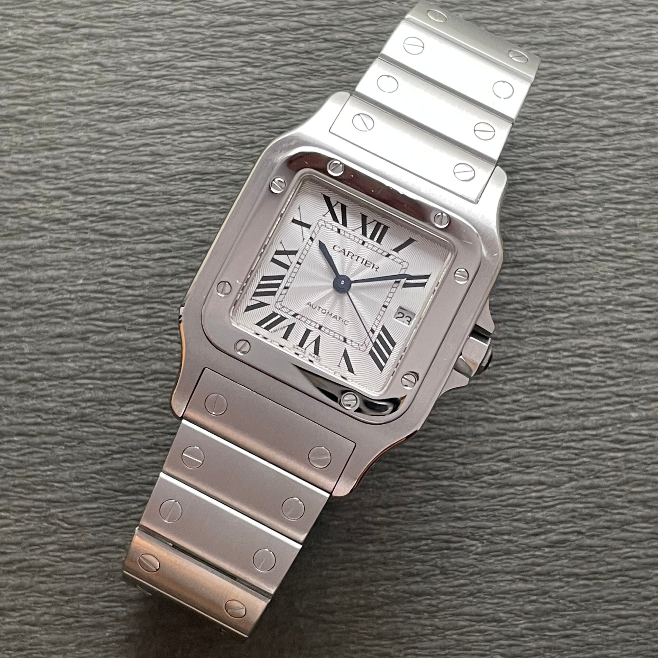 [CARTIER] Santosgalbe LM Late stainless steel