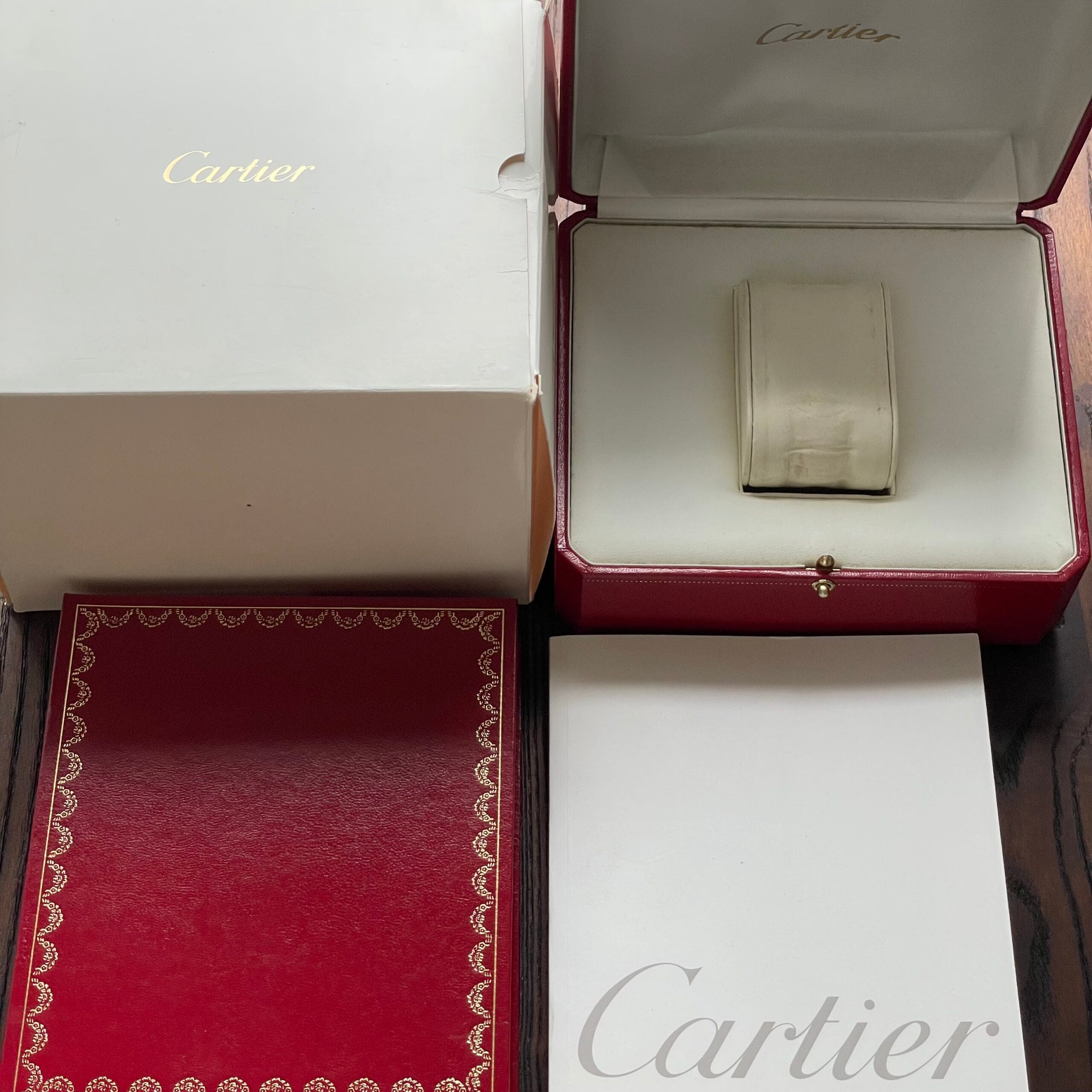 【Cartier】タンクアメリカンSM 18KYG 純正ボックス付き